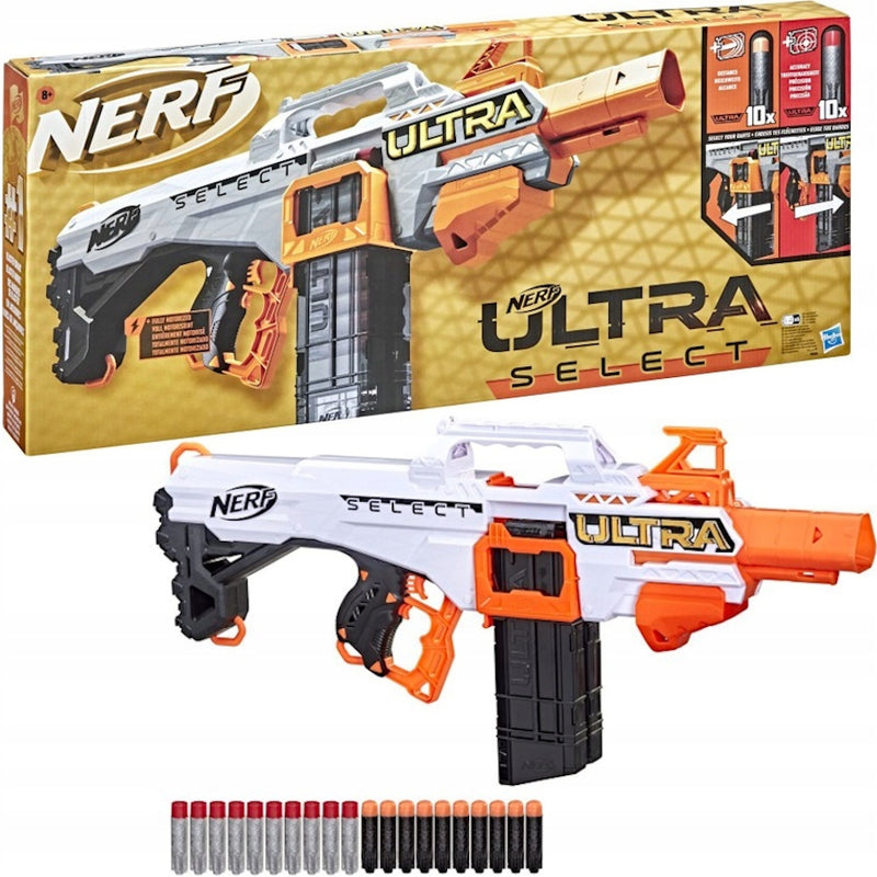 Zabawka NERF ULTRA SELECT WYRZUTNIA NA STRZAŁKI HASBRO - kolekcjonerska premium zabawki Aseo dla dzieci