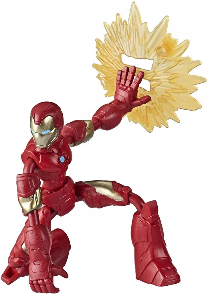 MARVEL AVENGERS BEND AND FLEX  IRON MAN - widok 2 opakowania szczegoly zabawka kolekcja