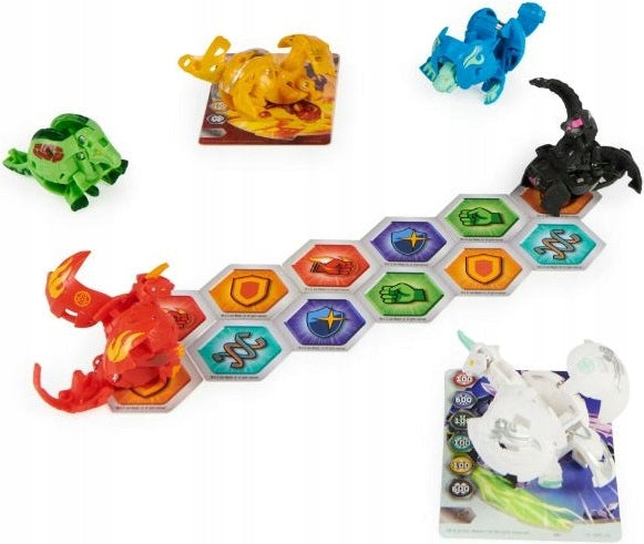 BAKUGAN EVOLUTIONS 6-PAK DRAGONOID NILLI - widok 5 opakowania szczegoly zabawka kolekcja