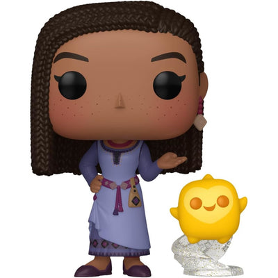 Funko POP DISNEY WISH    ASHA WITH STAR 1390 - widok 2 opakowania tyl back box kolekcjonerska