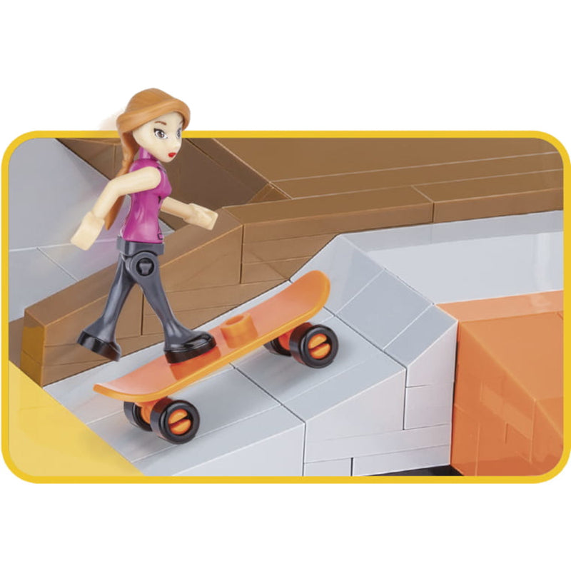 COBI ACTION TOWN CRAZY SZALONY SKATEPARK - widok 3 opakowania szczegoly zabawka kolekcja