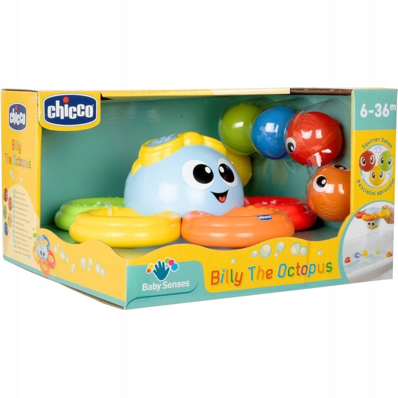 Zabawka CHICCO OŚMIORNICZKA BILLY THE OCTOPUS  DO KĄPIELI - kolekcjonerska premium zabawki Aseo dla dzieci