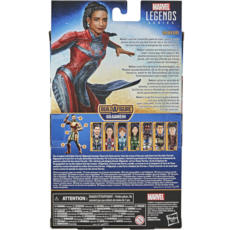 MARVEL LEGENDS SERIES ETERNALS RUCHOMA   - widok 2 opakowania Hasbro szczegoly kolekcja