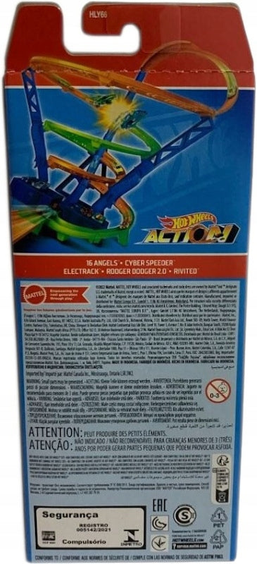 HOT WHEELS ACTION ZESTAW AUTEK 5-PAK MAT - widok 3 opakowania szczegoly zabawka kolekcja