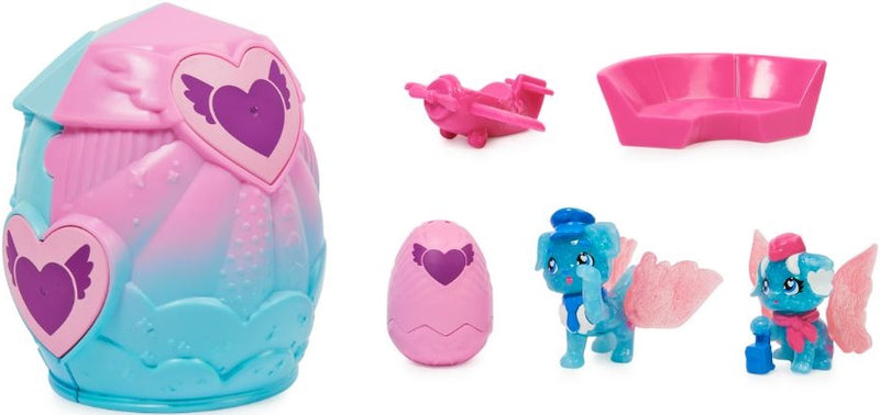 HATCHIMALS FAMILY PACK DOMEK RODZINNE OP - widok 6 opakowania szczegoly zabawka kolekcja