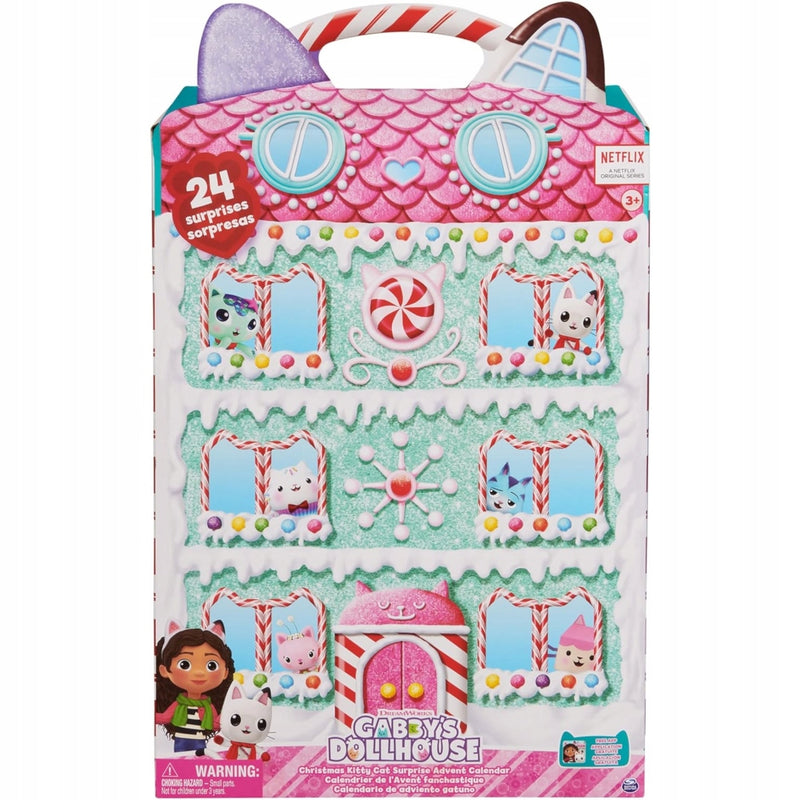 KOCI DOMEK GABI GABBY'S DOLLHOUSE KALEND - widok 6 opakowania szczegoly zabawka kolekcja