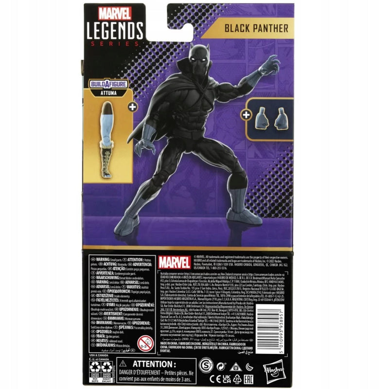 MARVEL LEGENDS RUCHOMA  BLACK PANTHER - widok 6 opakowania szczegoly zabawka kolekcja