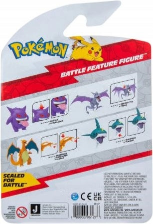 POKEMON ORYGINALNA  JAZWARES SHARPEDO - widok 6 opakowania szczegoly zabawka kolekcja