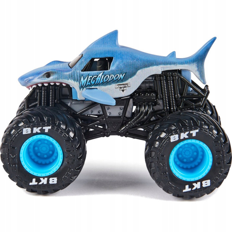 MONSTER JAM TRUCK AUTO TERENOWE SPIN MAS - widok 3 opakowania szczegoly zabawka kolekcja
