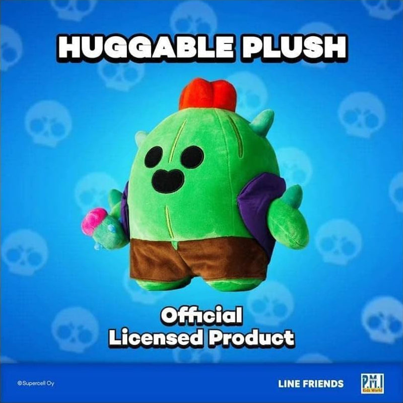 BRAWL STARS ORYGINALNA MIĘKKA MASKOTKA P - widok 3 opakowania szczegoly zabawka kolekcja