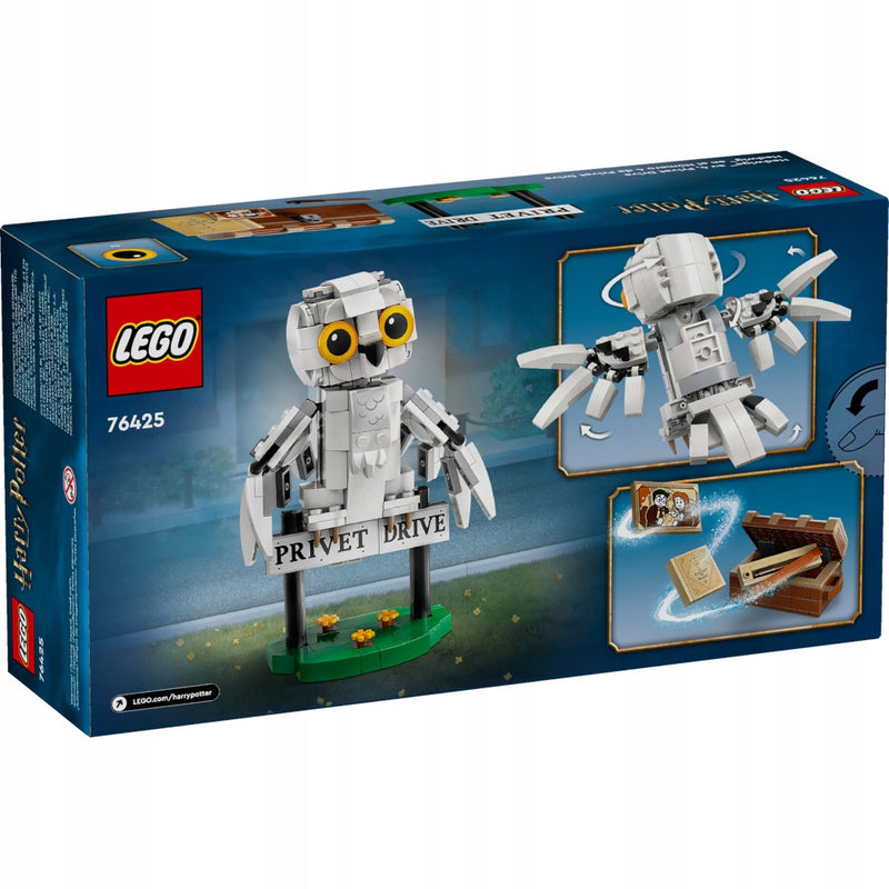 LEGO HARRY POTTER ZESTAW HEDWIGA Z WIZYT - widok 4 opakowania szczegoly zabawka kolekcja