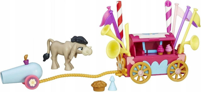 MY LITTLE PONY POWITALNY WÓZ + CRANKY DO - widok 2 opakowania szczegoly zabawka kolekcja