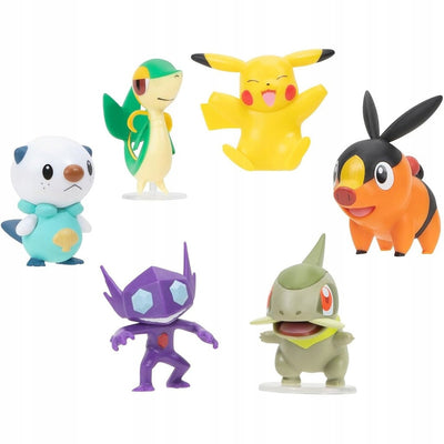 POKEMON BATTLE FIGURE 6-PAK PIKACHU TEPI - widok 2 opakowania szczegoly zabawka kolekcja