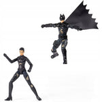 DC THE MOVIE BATMAN + SELINA KYLE + MOTO - widok 6 opakowania szczegoly zabawka kolekcja