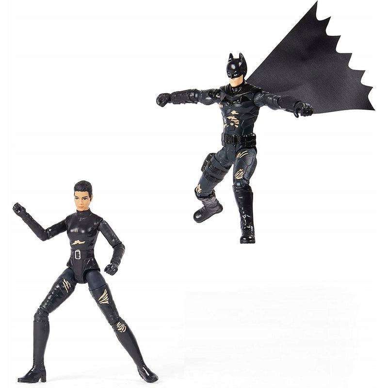 DC THE MOVIE BATMAN + SELINA KYLE + MOTO - widok 6 opakowania szczegoly zabawka kolekcja