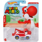 Zabawka HOT WHEELS SUPER MARIO CHARACTER CARS RED YOSHI GR - kolekcjonerska premium zabawki Aseo dla dzieci