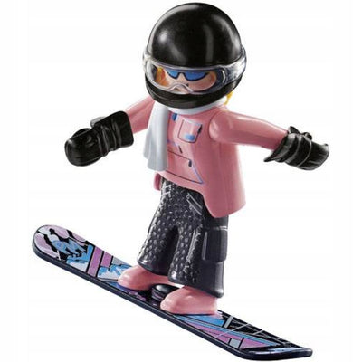PLAYMOBIL PLAYMO-FRIENDS SNOWBOARDZISKA  - widok 2 opakowania szczegoly zabawka kolekcja