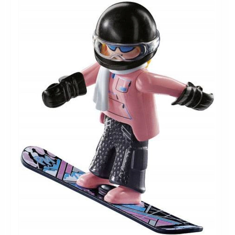 PLAYMOBIL PLAYMO-FRIENDS SNOWBOARDZISKA  - widok 2 opakowania szczegoly zabawka kolekcja