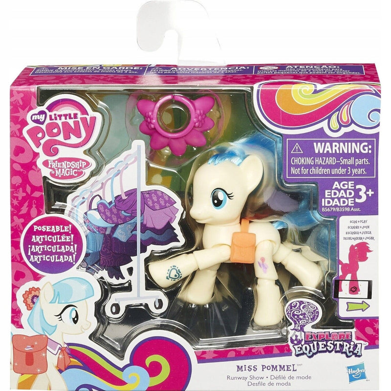 Zabawka MY LITTLE PONY MISS POMMEL KUCYK DO POZOWANIA + AK - kolekcjonerska premium zabawki Aseo dla dzieci
