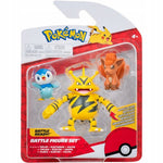Zabawka POKEMON FIGURKI 3-PAK PIPLUP + VULPIX + ELECTABUZZ - kolekcjonerska premium zabawki Aseo dla dzieci