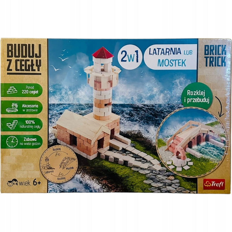 BRICK TRICK 2W1 LATARNIA LUB MOSTEK BUDU - widok 3 opakowania szczegoly zabawka kolekcja
