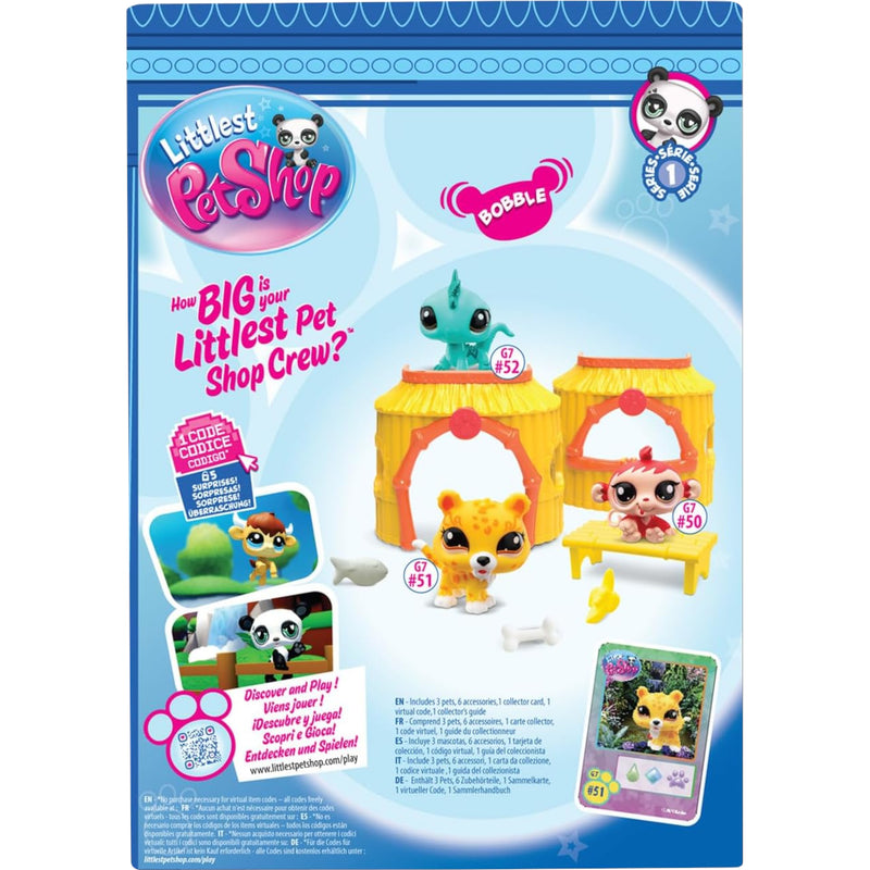 LITTLEST PET SHOP ZESTAW DŻUNGLA TIKI JU - widok 4 TM Toys opakowanie szczegoly collectible