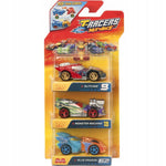 T-RACERS 2.0 MIX 'N RACE 3-PAK GLITCHER  - widok 2 opakowania szczegoly zabawka kolekcja
