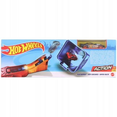 Zabawka HOT WHEELS WYZWANIA TOR KASKADERSKI SKOK FLIP - kolekcjonerska premium zabawki Aseo dla dzieci