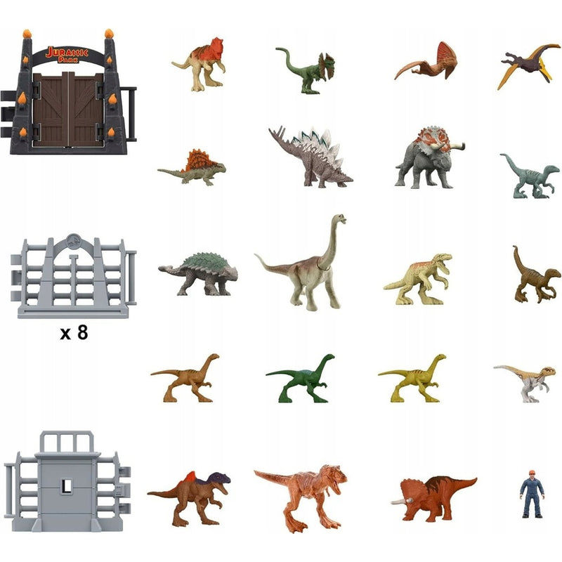 JURASSIC WORLD 30TH ANNIVESARY ZESTAW NI - widok 6 Mattel opakowanie szczegoly collectible