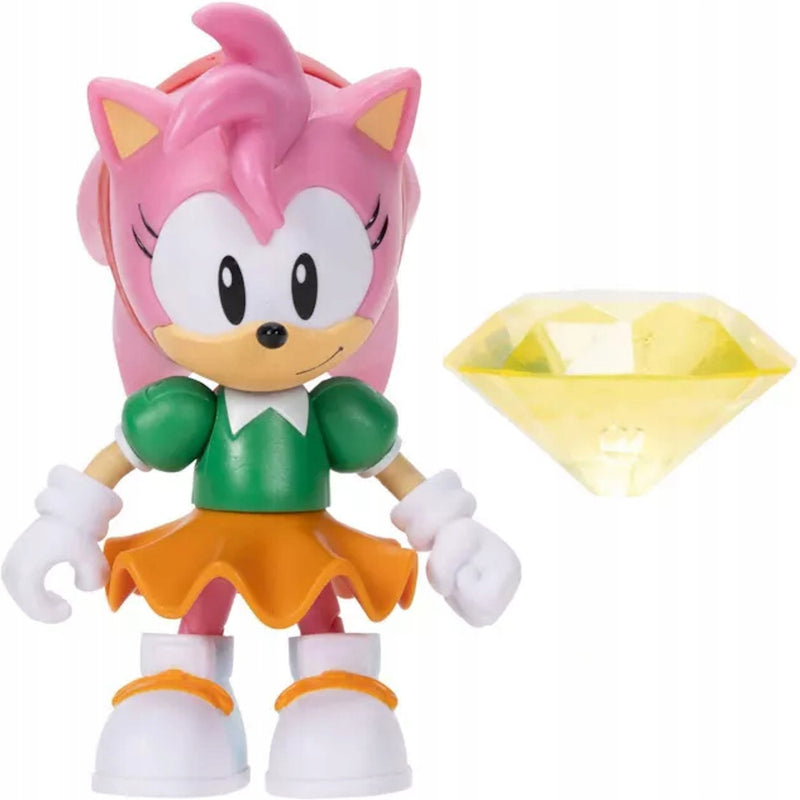 SONIC THE HEDGEHOG  CLASSIC AMY + ŻÓŁTY  - widok 2 opakowania szczegoly zabawka kolekcja