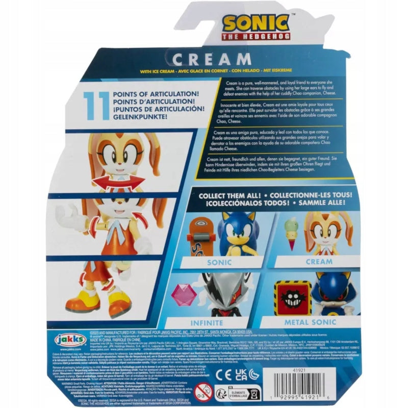 SONIC THE HEDGEHOG JAKKS PACIFIC ORYGINA - widok 6 opakowania szczegoly zabawka kolekcja