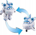 SUPER WINGS SAMOLOT ROBOT TRANSFORMUJĄCY - widok 4 opakowania szczegoly zabawka kolekcja
