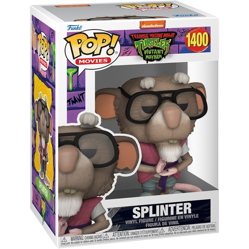 Figurka Funko POP Splinter - Żółwie Ninja Mutant Mayhem - kolekcjonerska szczur sensei TMNT 2023