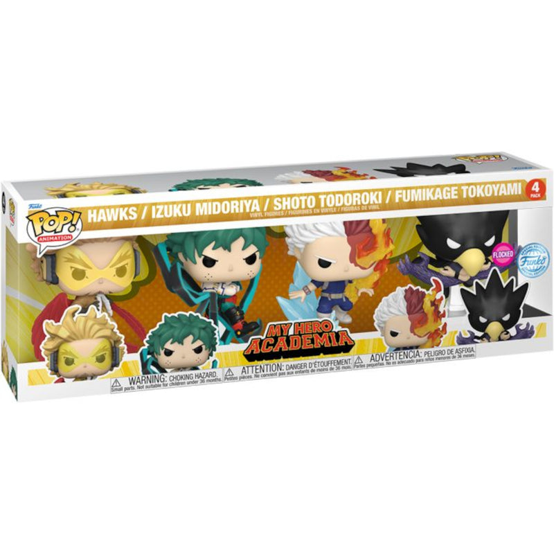 Zestaw Funko POP My Hero Academia 4-pak - szczegóły opakowania - kolekcjonerski box