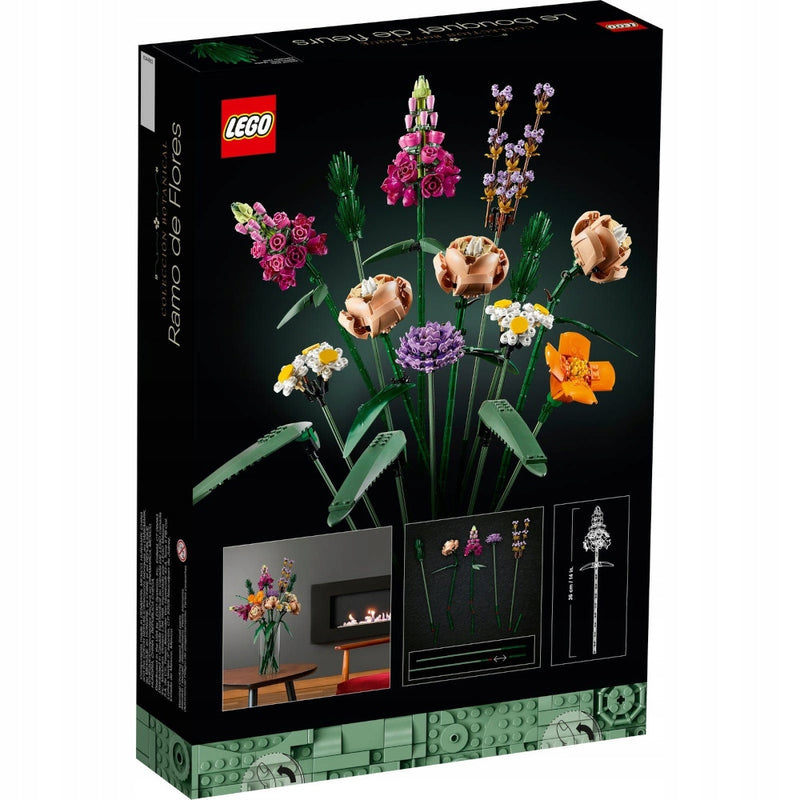 LEGO ICONS BOTANICAL COLLECTION DUŻY ZES - widok 3 LEGO opakowanie szczegoly collectible