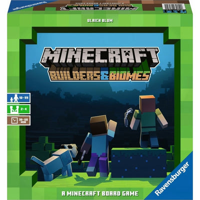 Zabawka MINECRAFT BUILDERS & BIOMES GRA KOOPERACYJNA PLANS - kolekcjonerska premium zabawki Aseo dla dzieci