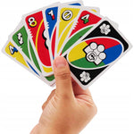 GRA KARCIANA UNO FLEX! MATTEL GAMES GRA  - widok 3 opakowania szczegoly zabawka kolekcja
