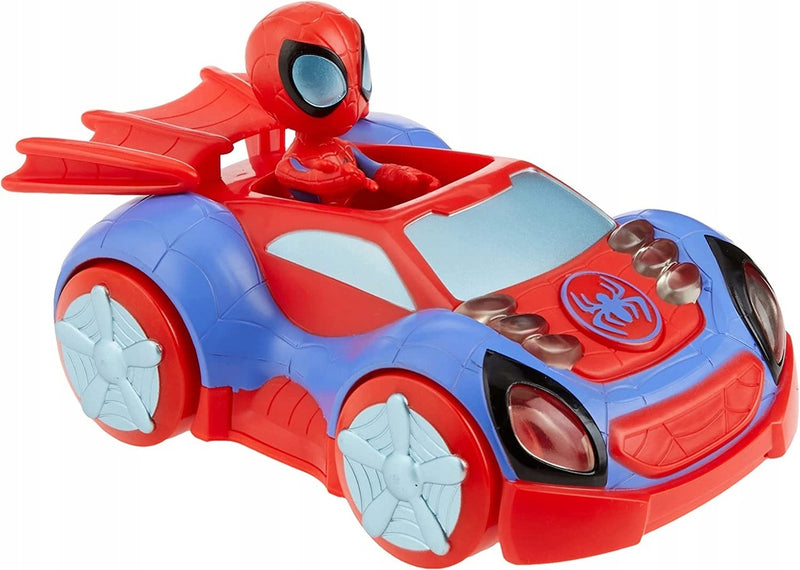 SPIDEY I SUPER KUMPLE POJAZD SPIDEYA + - widok 5 opakowania szczegoly zabawka kolekcja