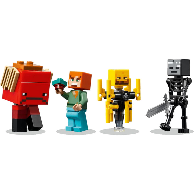 LEGO MINECRAFT ZESTAW KLOCKÓW BITWA NA M - widok 4 LEGO opakowanie szczegoly collectible