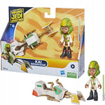 Zabawka STAR WARS JEDI  KAI BRIGHTSTAR + ŚMIGACZ - kolekcjonerska premium zabawki Aseo dla dzieci