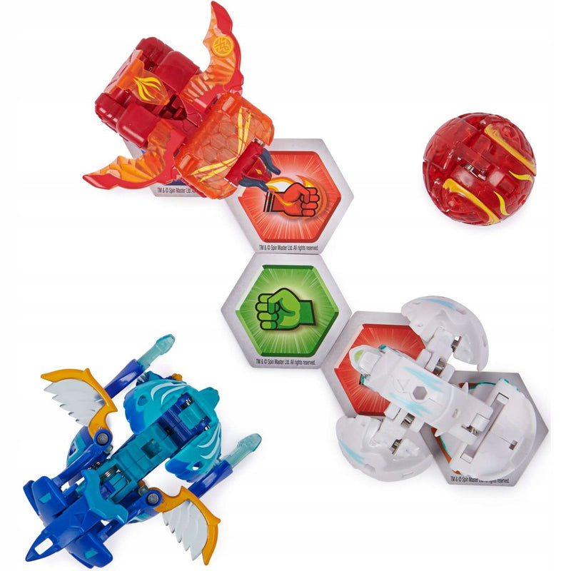 BAKUGAN LEGENDS COLLECTION PACK 4-PAK HY - widok 3 opakowania szczegoly zabawka kolekcja