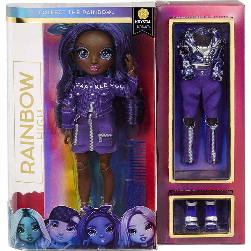 RAINBOW HIGH CORE FASHION LALKA KRYSTAL  - widok 2 opakowania szczegoly zabawka kolekcja