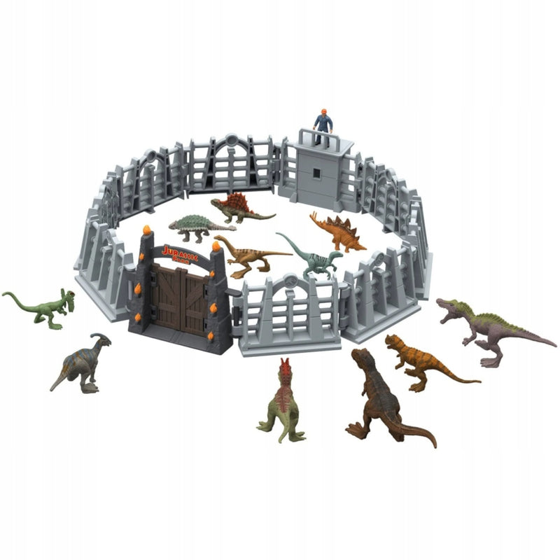 JURASSIC WORLD DOMINION MINIS ZESTAW NIE - widok 6 opakowania szczegoly zabawka kolekcja