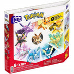 MEGA EEVEE VAPOREON FLAREON JOLTEON UMBR - widok 2 opakowania szczegoly zabawka kolekcja