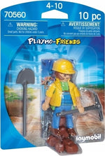 Zabawka KLOCKI PLAYMOBIL  PRACOWNIK BUDOWY 70560 - kolekcjonerska premium zabawki Aseo dla dzieci
