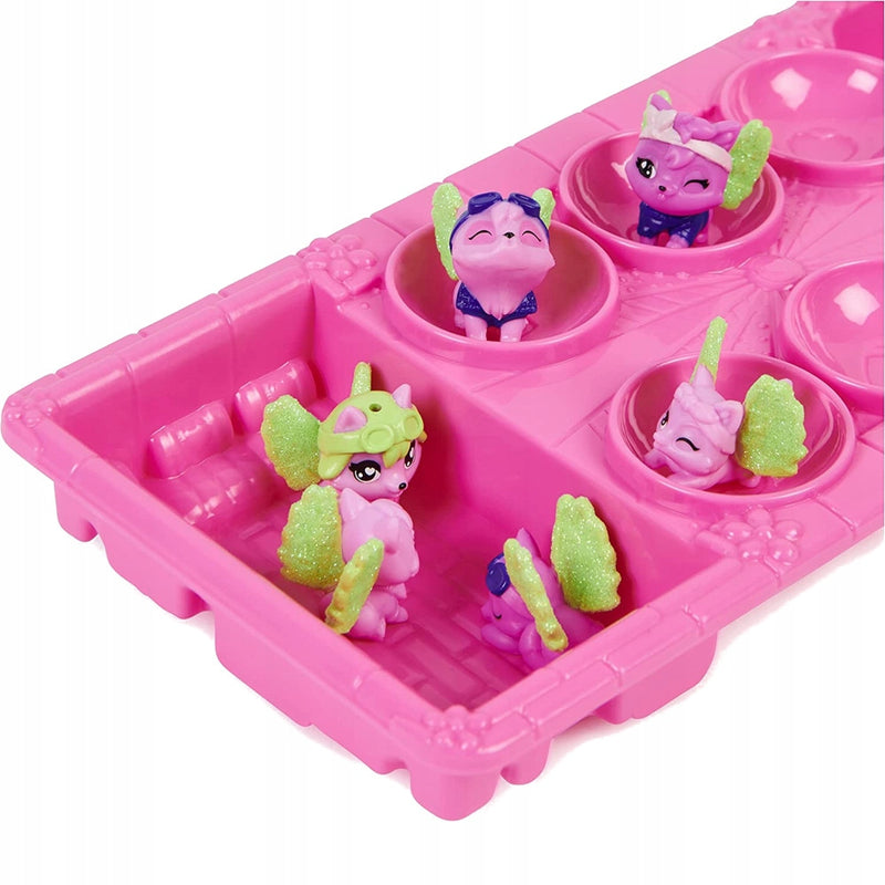 ZESTAW HATCHIMALS FAMILY TĘCZOWE WAKACJE - widok 6 opakowania szczegoly zabawka kolekcja