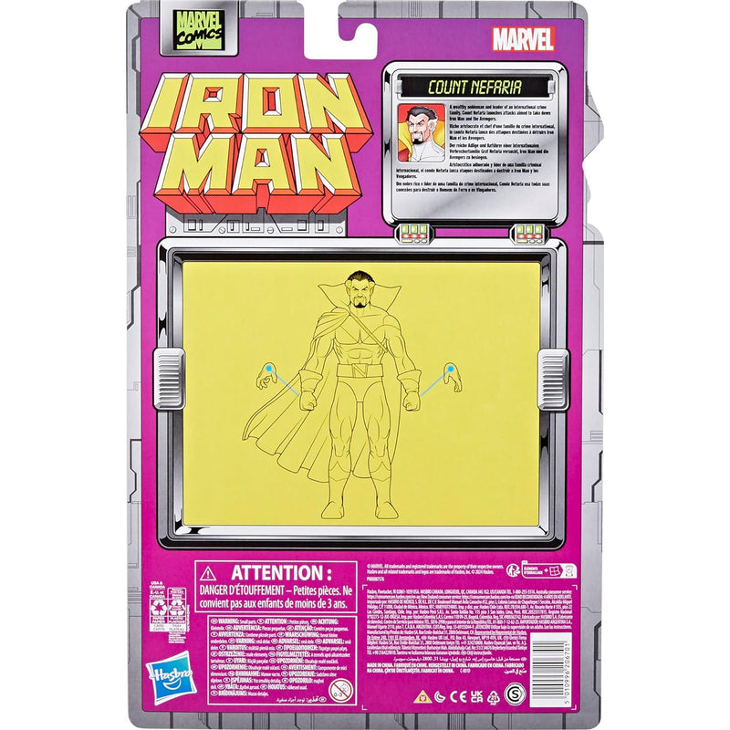 MARVEL COMICS LEGENDS IRON MAN  KOLEKCJO - widok 2 opakowania Hasbro szczegoly kolekcja