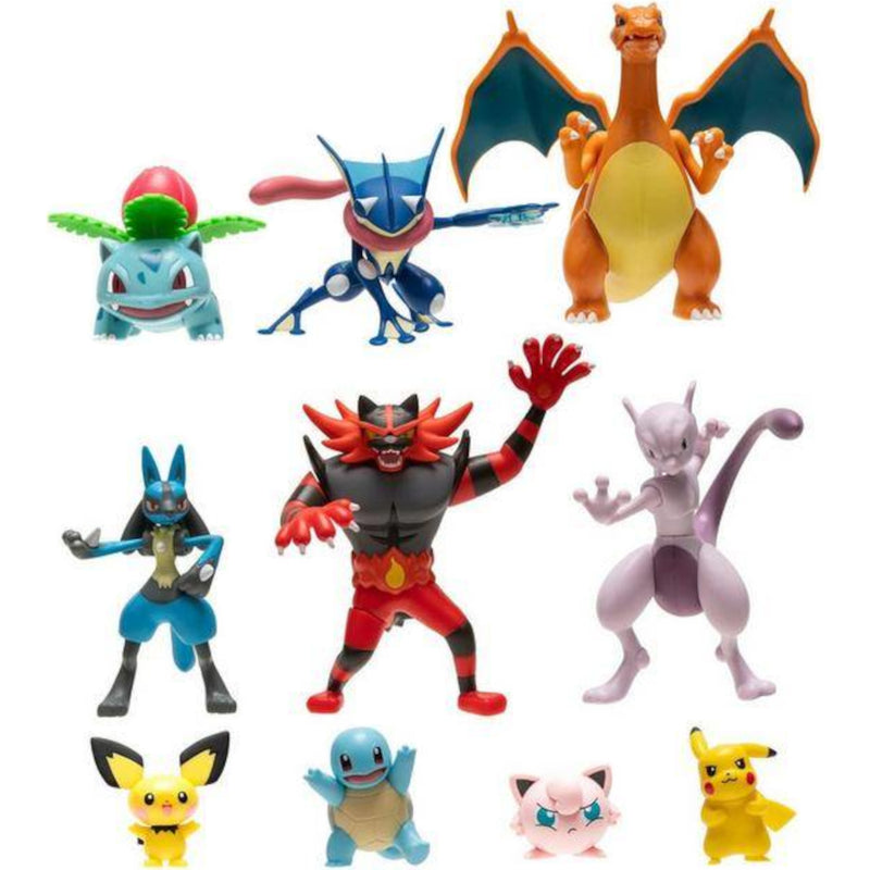 POKEMON ZESTAW 10-PAK MEWTWO CHARIZARD I - widok 3 opakowania Jazwares szczegoly kolekcja