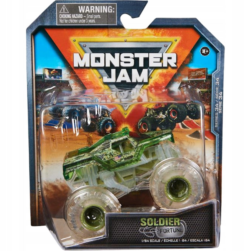 Zabawka MONSTER JAM TRUCK AUTO TERENOWE SPIN MASTER SERIA  - kolekcjonerska premium zabawki Aseo dla dzieci