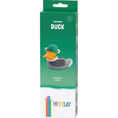 Zabawka HEY CLAY FARM BIRDS DUCK 3 TUBKI - kolekcjonerska premium zabawki Aseo dla dzieci